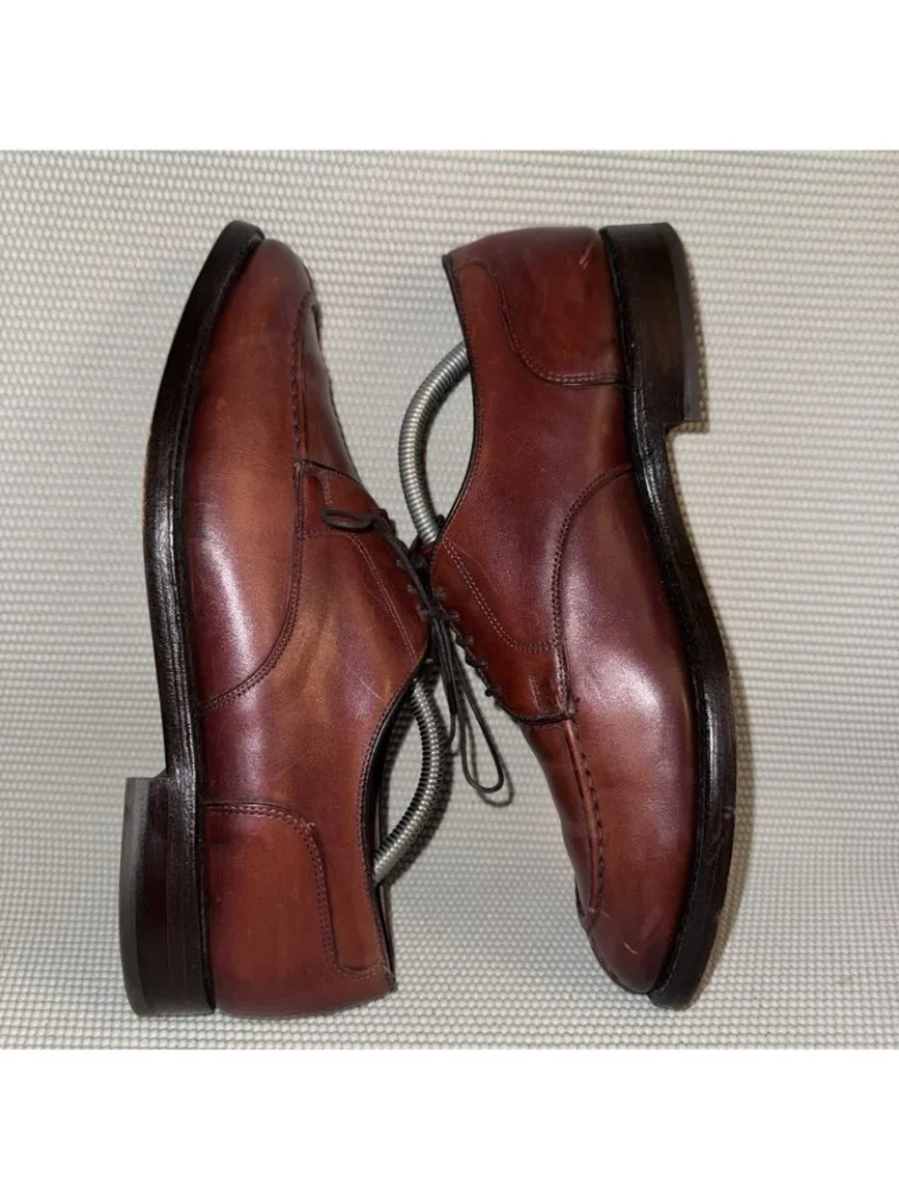 Allen Edmonds Bradley Brown Leather Apron Toe Derby Dress Shoes Men’s Size 10.5D